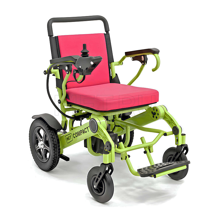 MET COMPACT 35 Кресло-коляска складная с электроприводом и 2 аккумуляторами от производителя